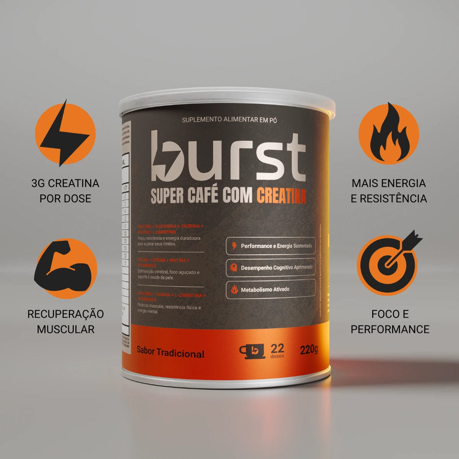 Burst — Super Café com Creatina