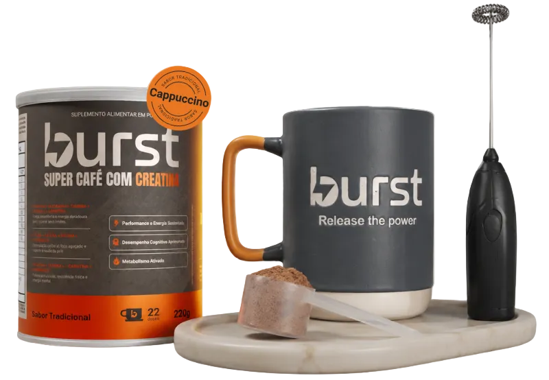 Burst Super Café com Creatina