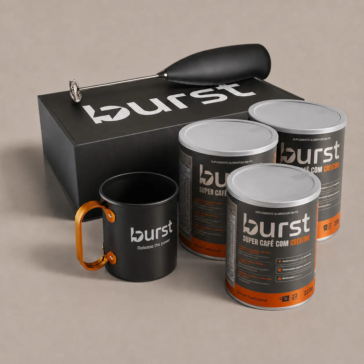 Burst Super Café com Creatina