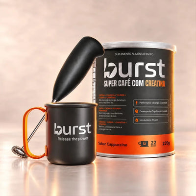 Kit 1 lata + caneca + mixer