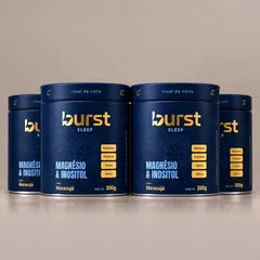 Quatro potes de Burst Sleep